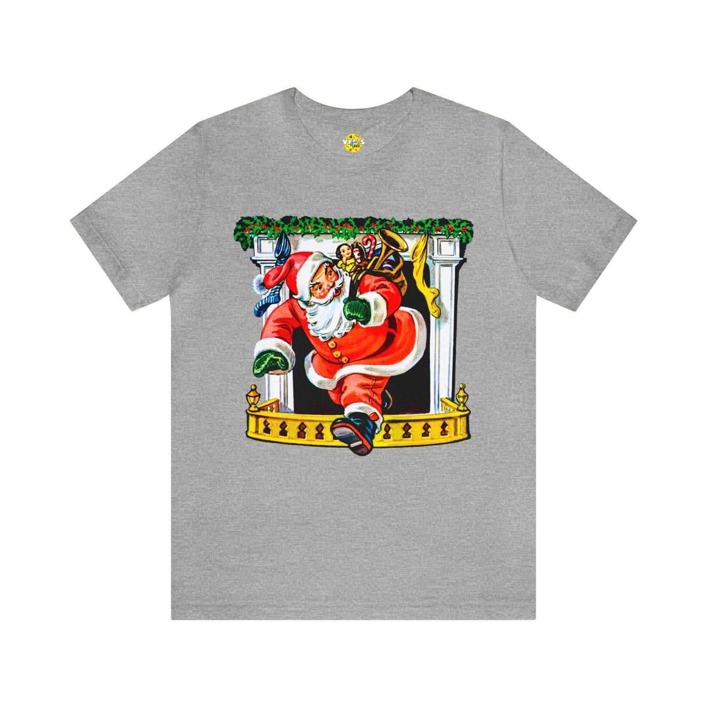 Night Before Christmas Tshirt - Christmas Santa Book Tshirt - Retro Christmas Santa Book Tshirt - Old Fashioned Santa Claus TShirt