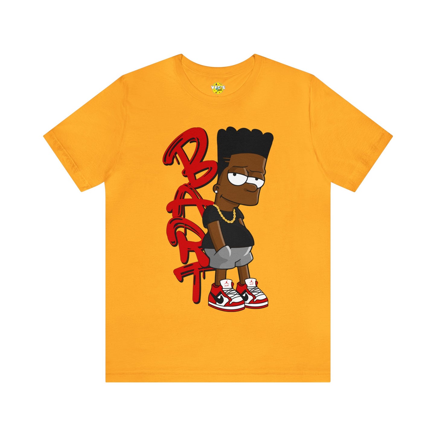 Black Bart Simpson TShirt - Red, Urban Streetwear, Vintage Cartoon Shirt, Hip Hop Inspired Tee