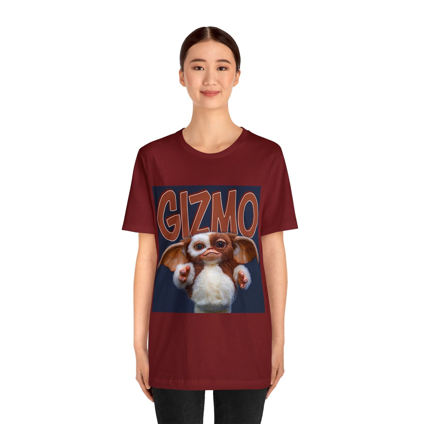 Halloween Gizmo from Gremlins Short Sleeve T-Shirt - Cute Mogwai Graphic Tee, 80s Movie Nostalgia Shirt