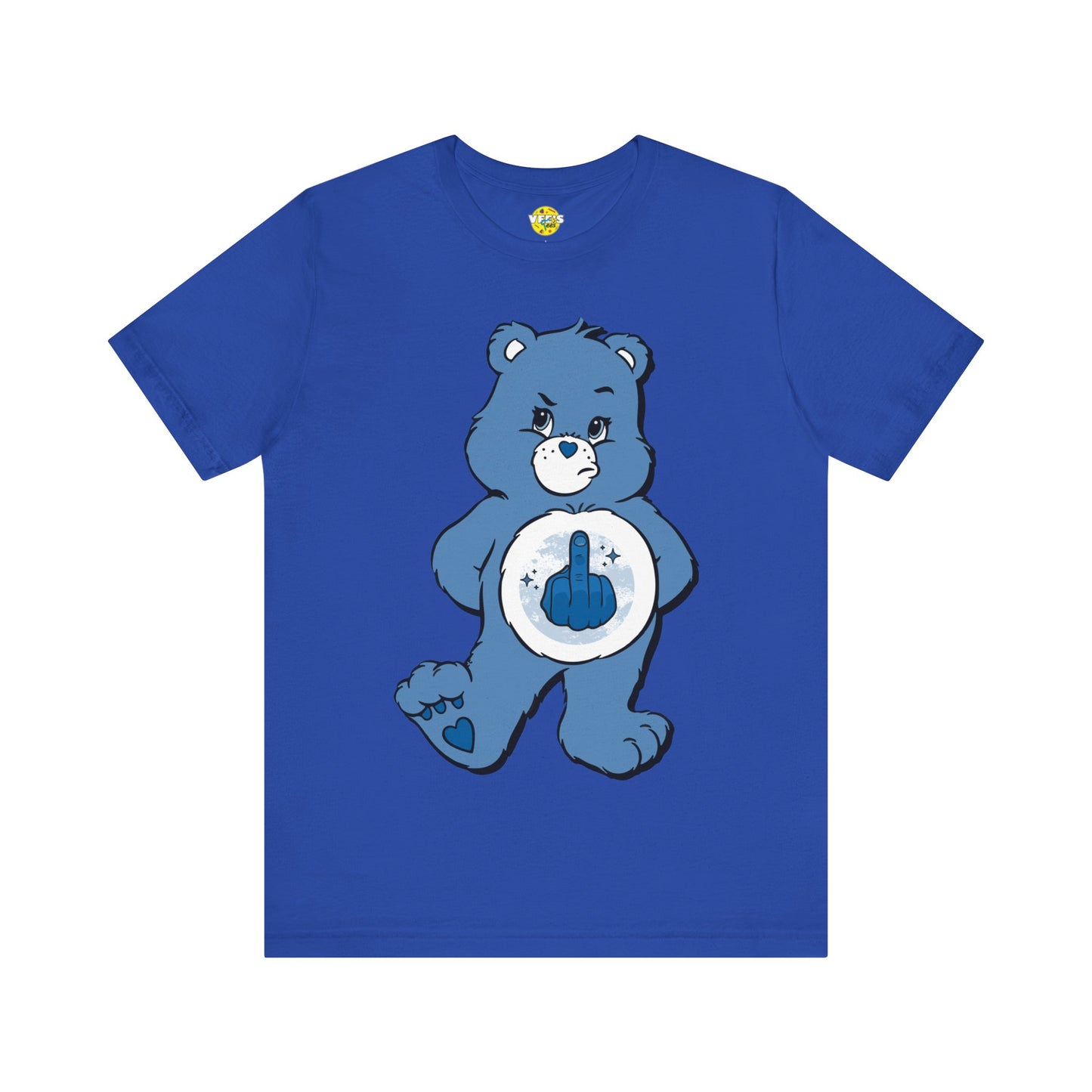 Grumpy Bear Middle Finger TShirt - Adult Care Bears Tee