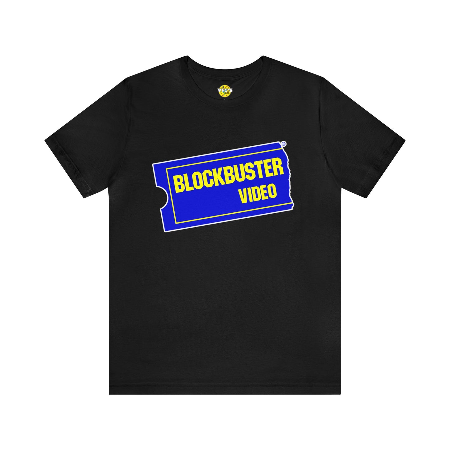 Blockbuster Video Nostalgia Short Sleeve T-Shirt - Retro 90s Video Store Logo Shirt