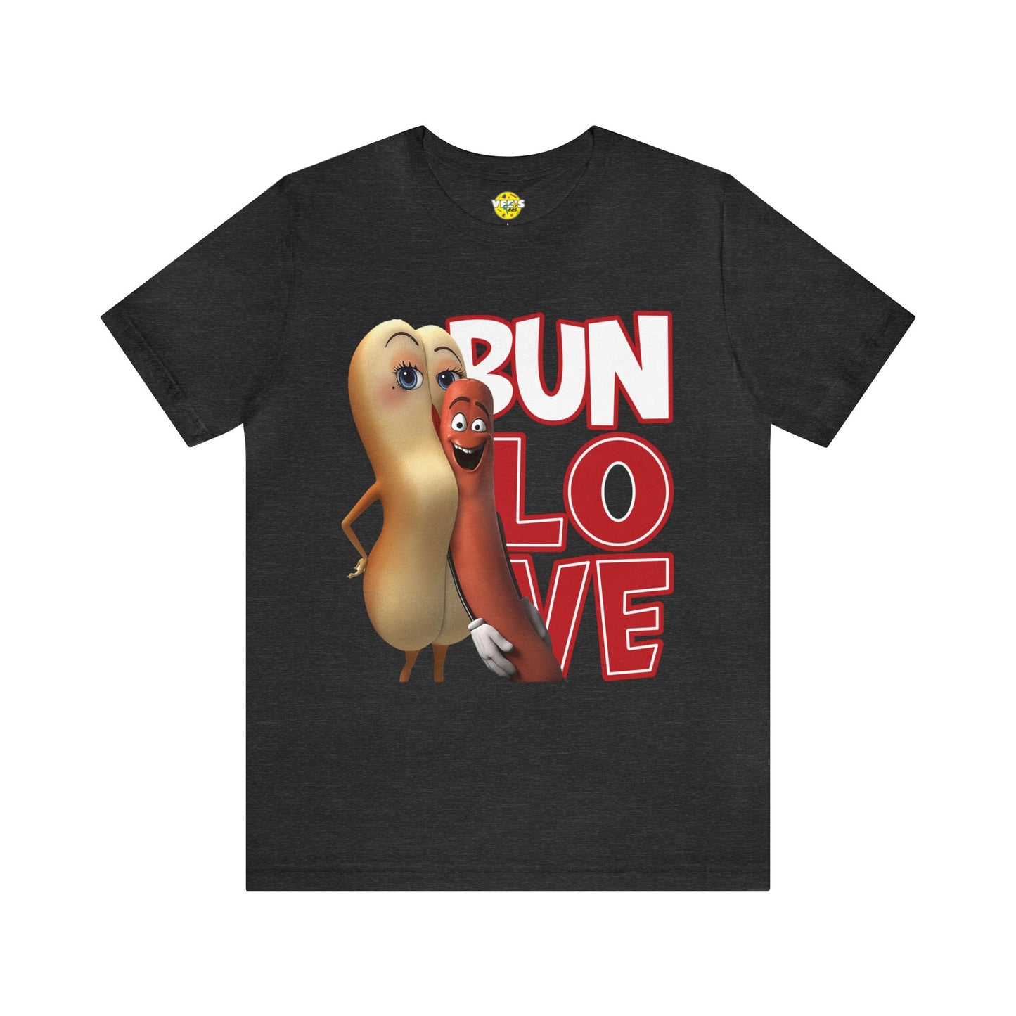 Sausage Party Movie Inspired Tshirt - Frank and Brenda Bun Love Shirt - Humorous Pop Culture Couple Tee - Quirky Animated Comedy Fashion