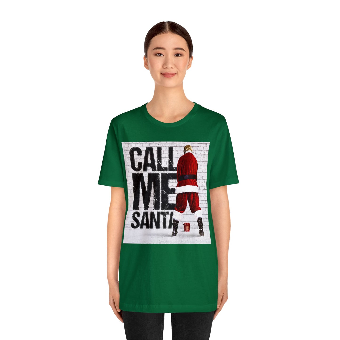 Funny Holiday Movie Tshirt - Bad Santa Tshirt - Santa Claus Movie Tshirt - Call Me Santa Shirt - Bad Santa Call Me Santa Tee