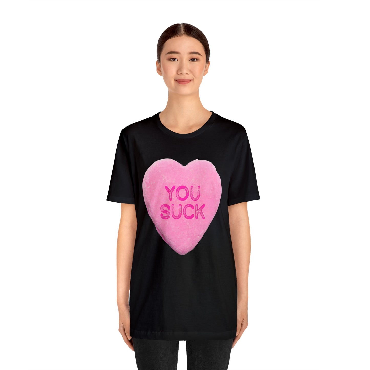 Funny Valentines Day Candy Shirt - Funny Candy Hearts Tshirt - Anti-Valentines Conversation Hearts TShirt - Anti-Valentines Day Candy Hearts