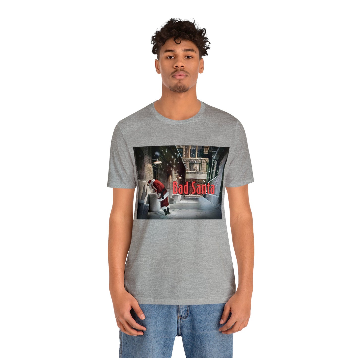 Bad Santa - Quirky Short Sleeve T-Shirt - Movie Scene Tee