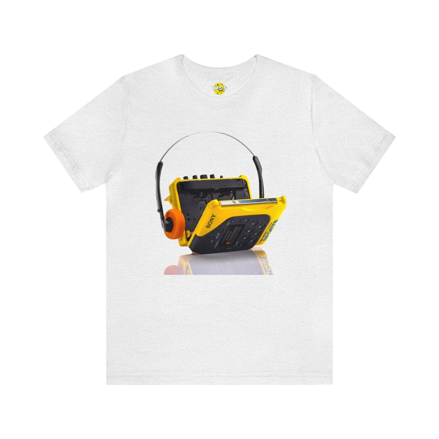 Retro Sony Walkman Cassette Player Short Sleeve T-Shirt - Vintage Music Tee