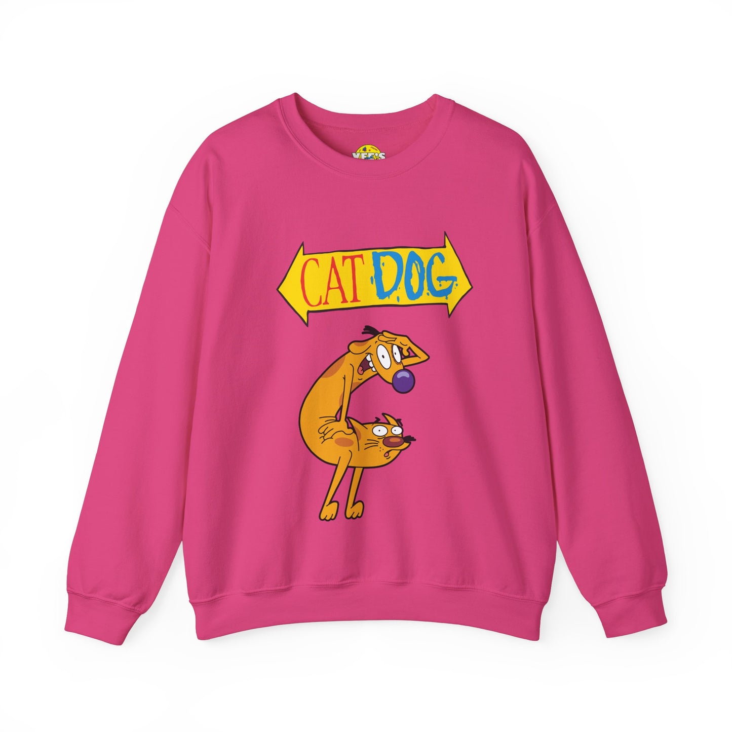 90s Nostalgia Sweatshirt - 90s TV Cartoon Shirt - CatDog Retro Cartoon Sweater - 90s Nick Cartoon Sweatshirt - Classic 90s Animation