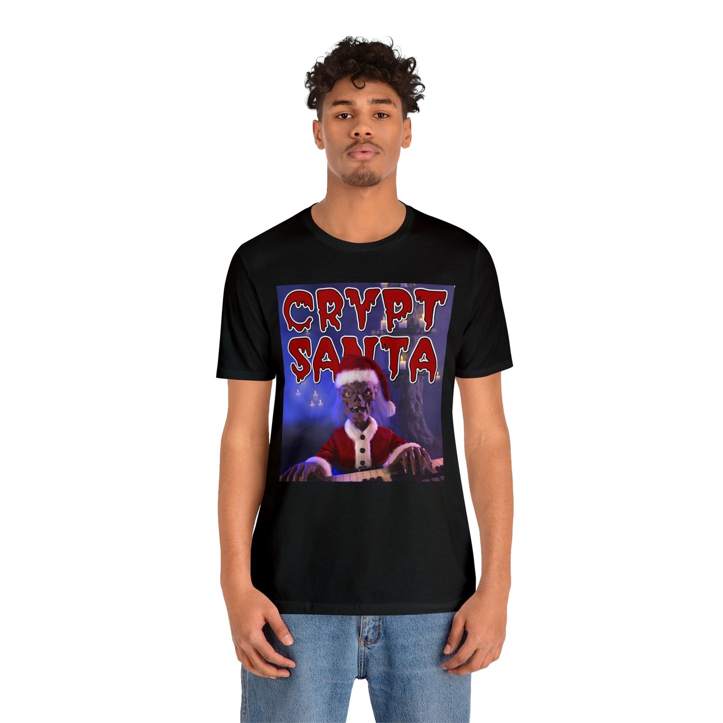 Crypt Keeper Christmas Santa Claus tshirt - Christmas Crypt Keeper Santa Claus tshirt - Horror character Santa Claus tshirt