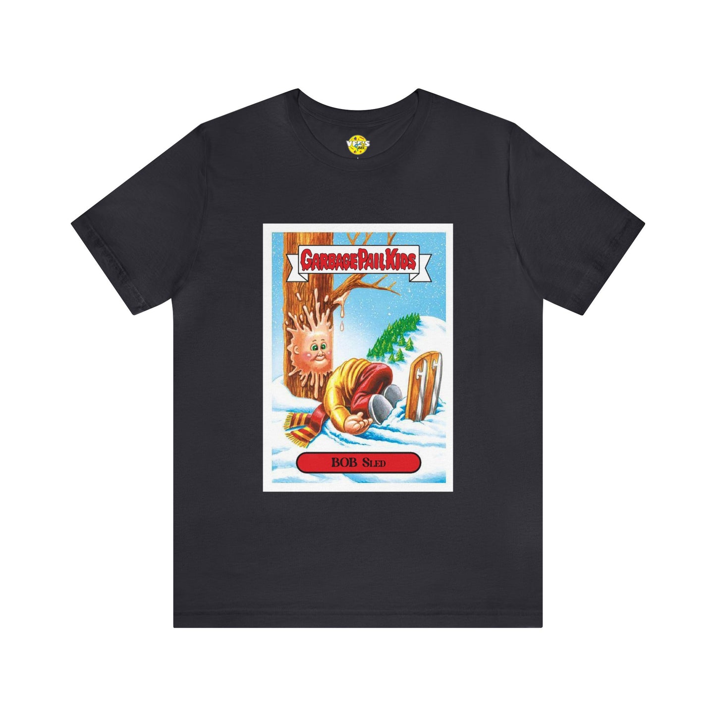 Garbage Pail Kids tshirt - Christmas Garbage Pail Kids tshirt - Bob Sled Garbage Pail Kid tshirt - Garbage Pail Kid Bob Sled tshirt