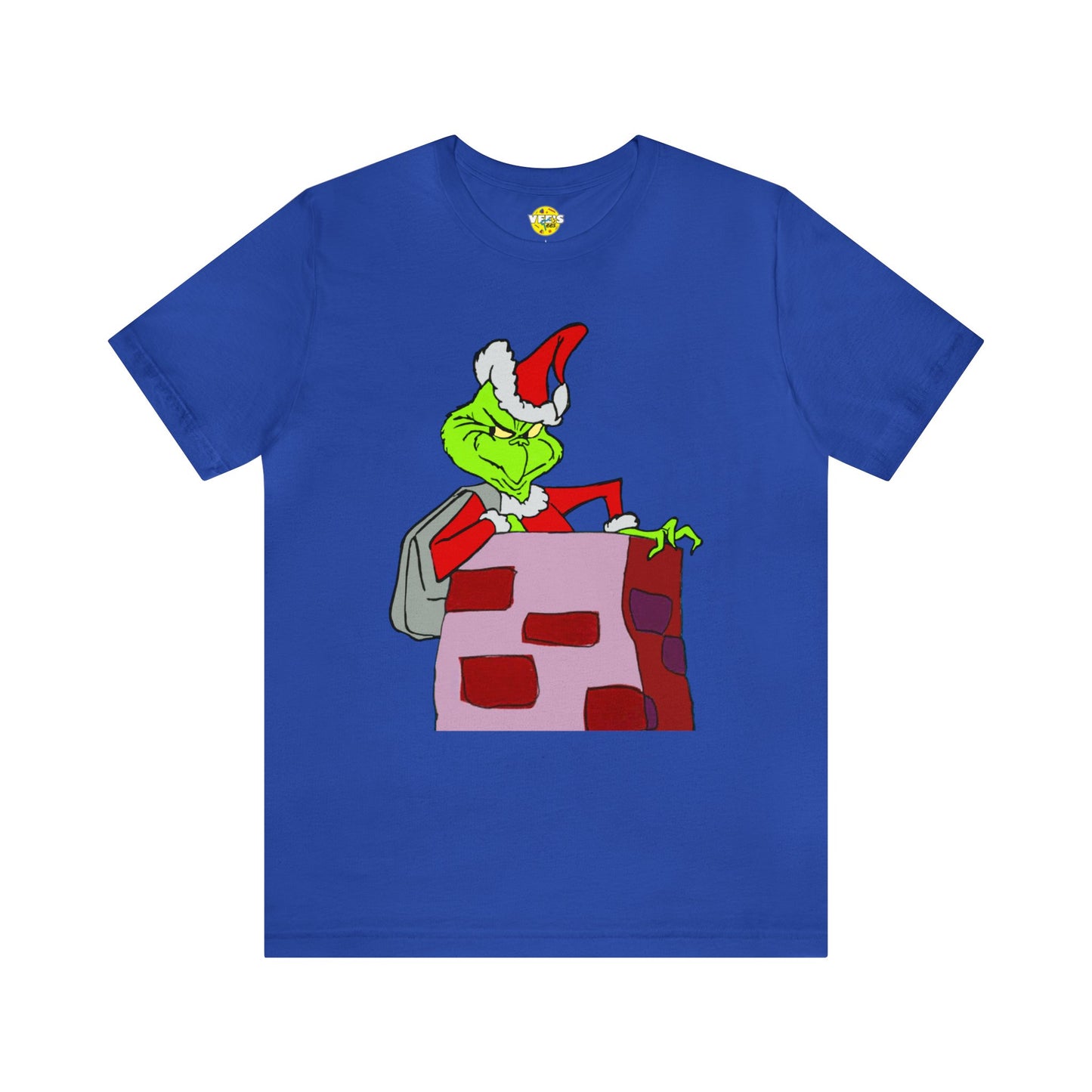 Christmas Cartoon Tee - Retro Grinch Tshirt - The Grinch Cartoon Tshirt - The Grinch Chimney Tshirt