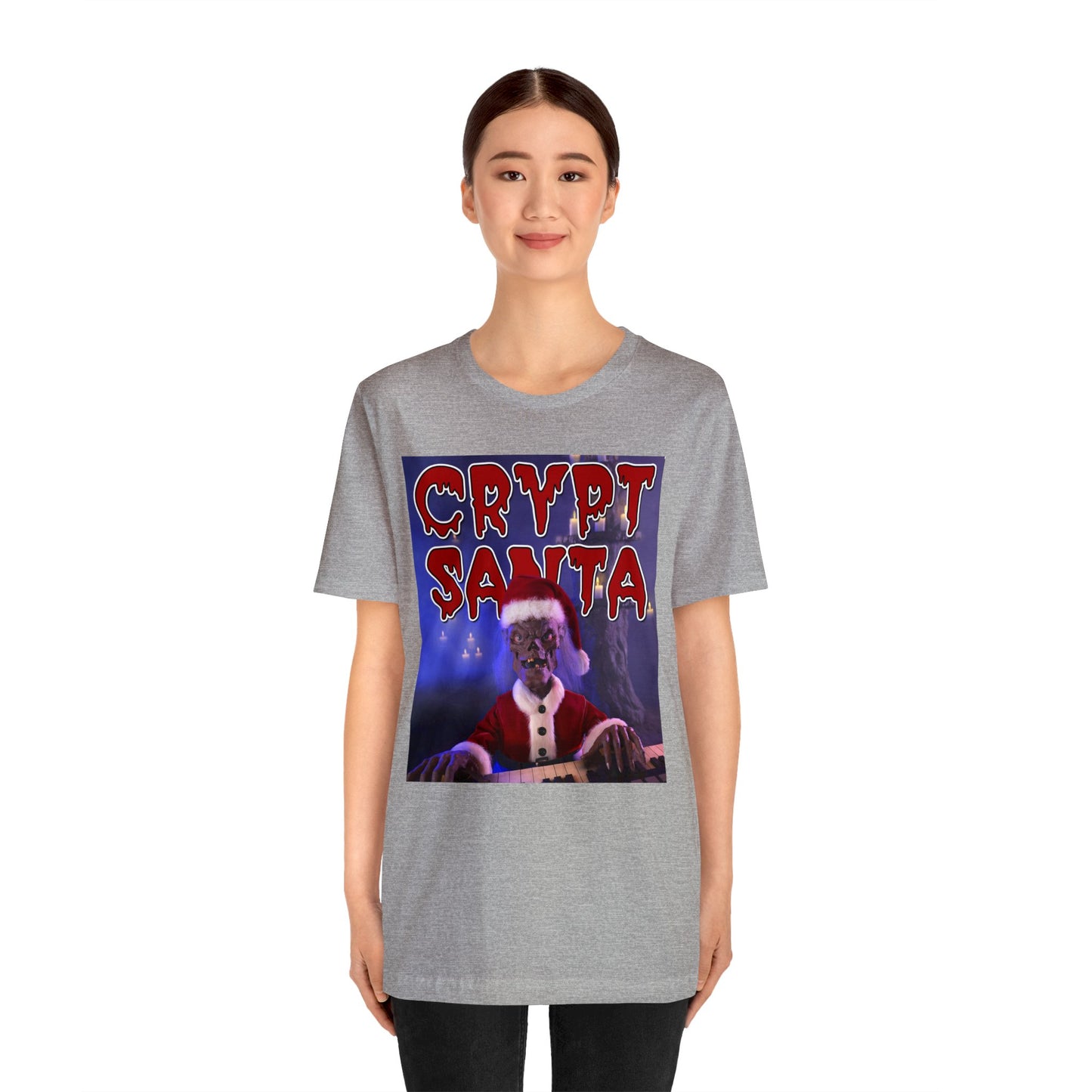 Crypt Keeper Christmas Santa Claus tshirt - Christmas Crypt Keeper Santa Claus tshirt - Horror character Santa Claus tshirt