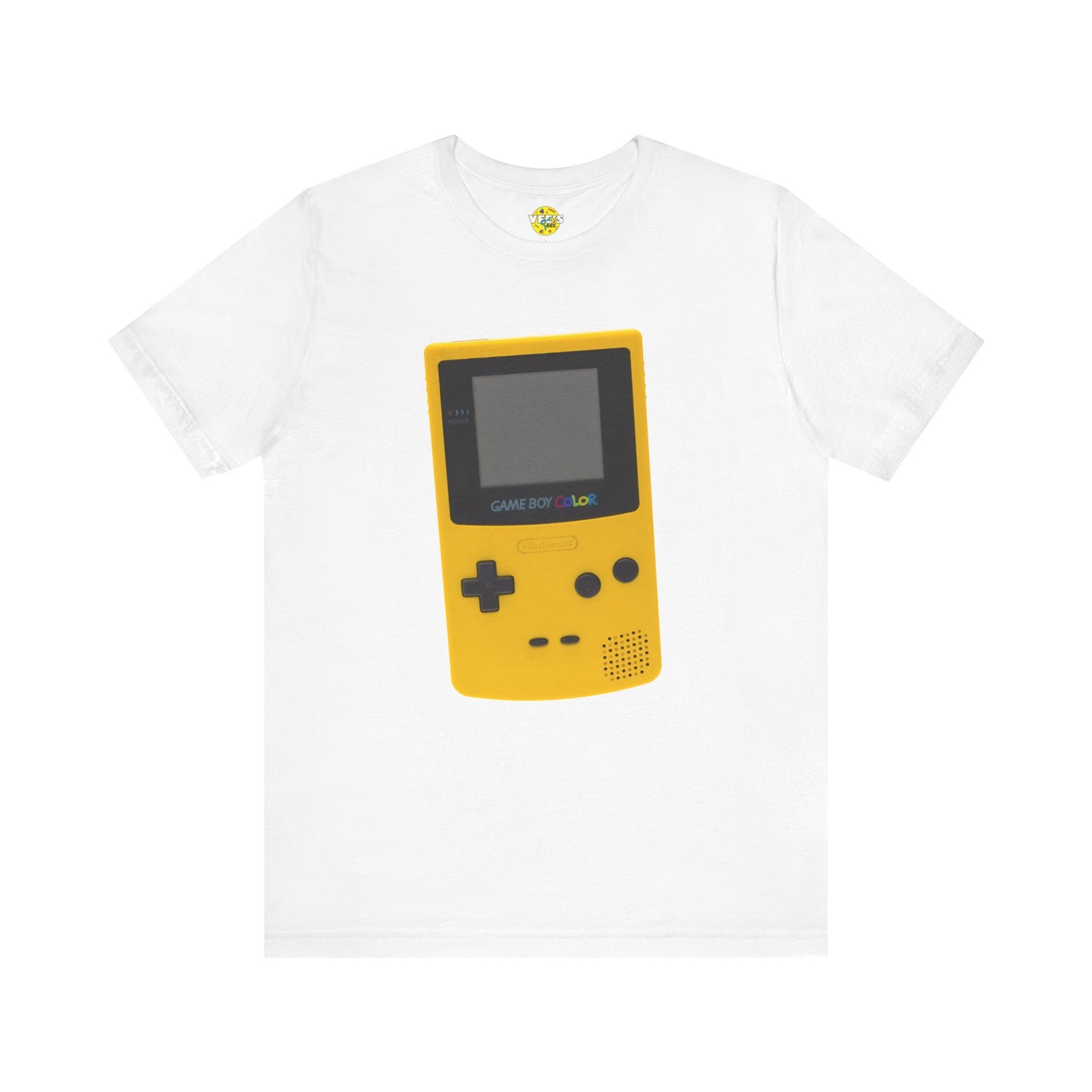 Handheld Video Game Color Nostalgia Short Sleeved T-shirt - Retro Gaming Vibes