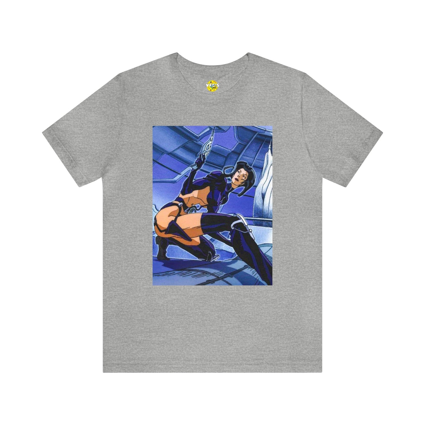 90s Aeon Flux Short Sleeve Tee - Vintage Sci-Fi Cartoon T-Shirt - Retro