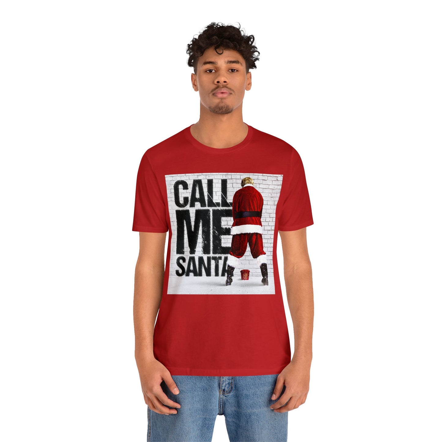 Funny Holiday Movie Tshirt - Bad Santa Tshirt - Santa Claus Movie Tshirt - Call Me Santa Shirt - Bad Santa Call Me Santa Tee