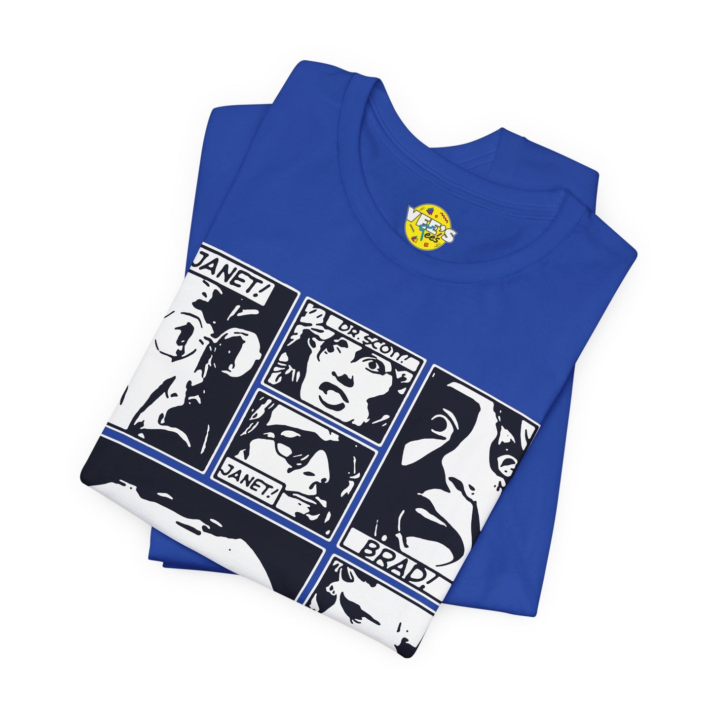 Halloween Rocky Horror Picture Show Cast Comic Book Short Sleeve T-Shirt