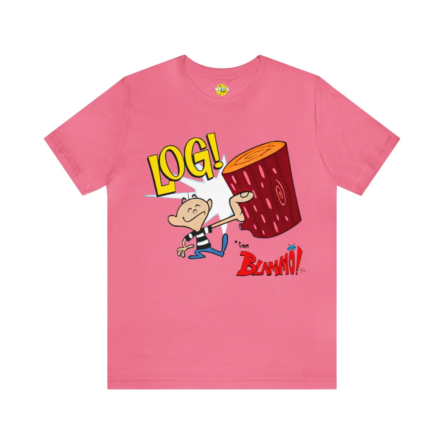 Vintage Blammo! Log Short Sleeve T-shirt - Nostalgic '90s Cartoon Tee