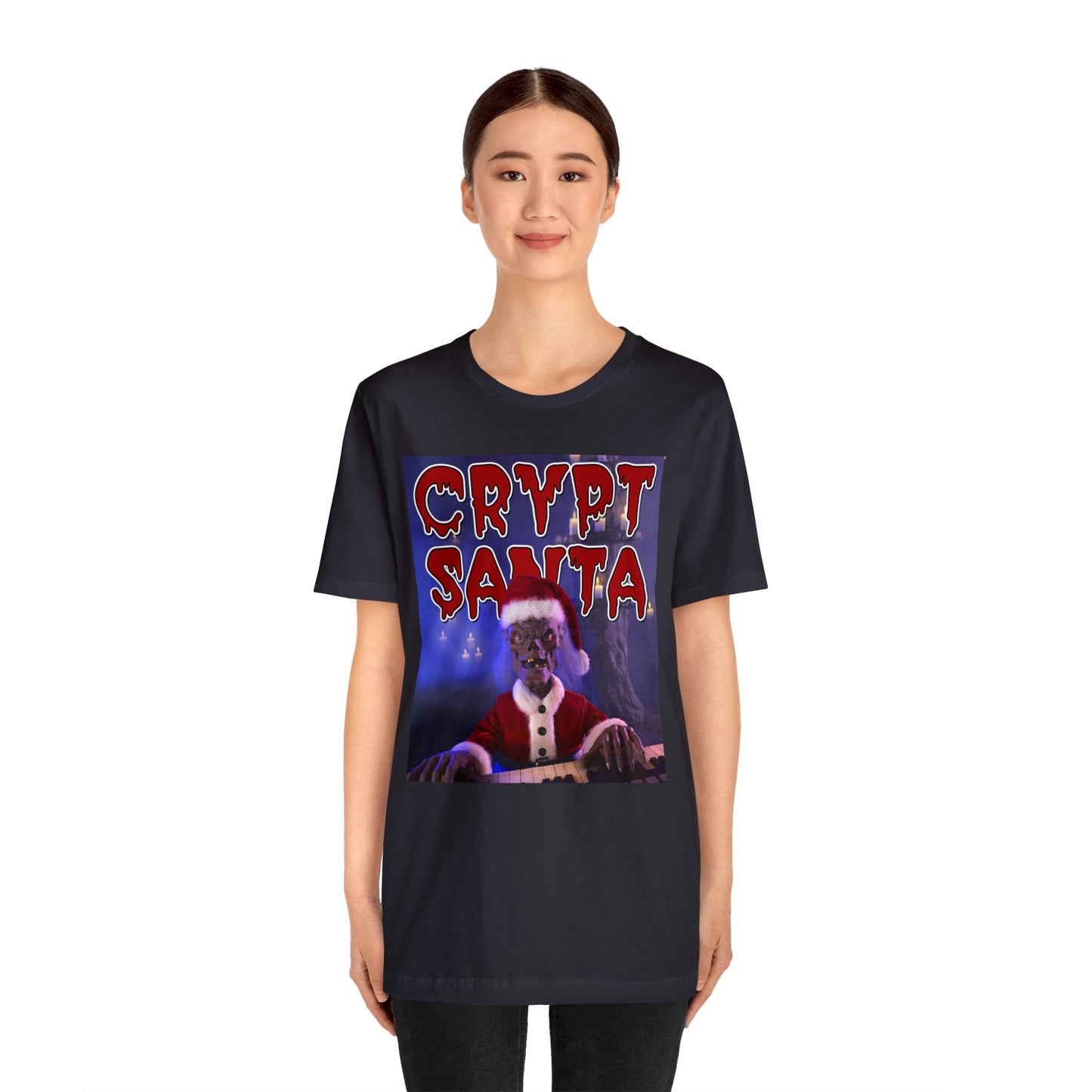 Crypt Keeper Christmas Santa Claus tshirt - Christmas Crypt Keeper Santa Claus tshirt - Horror character Santa Claus tshirt