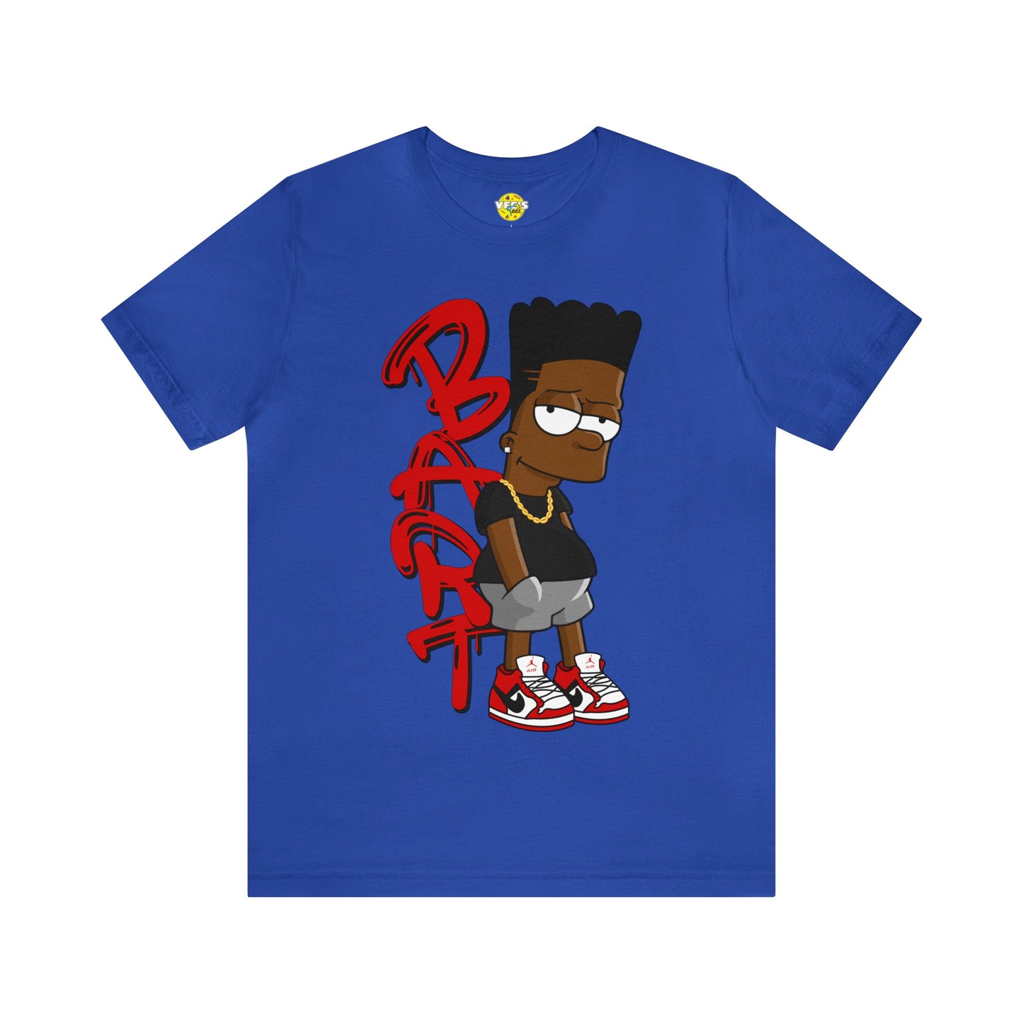 Black Bart Simpson TShirt - Red, Urban Streetwear, Vintage Cartoon Shirt, Hip Hop Inspired Tee