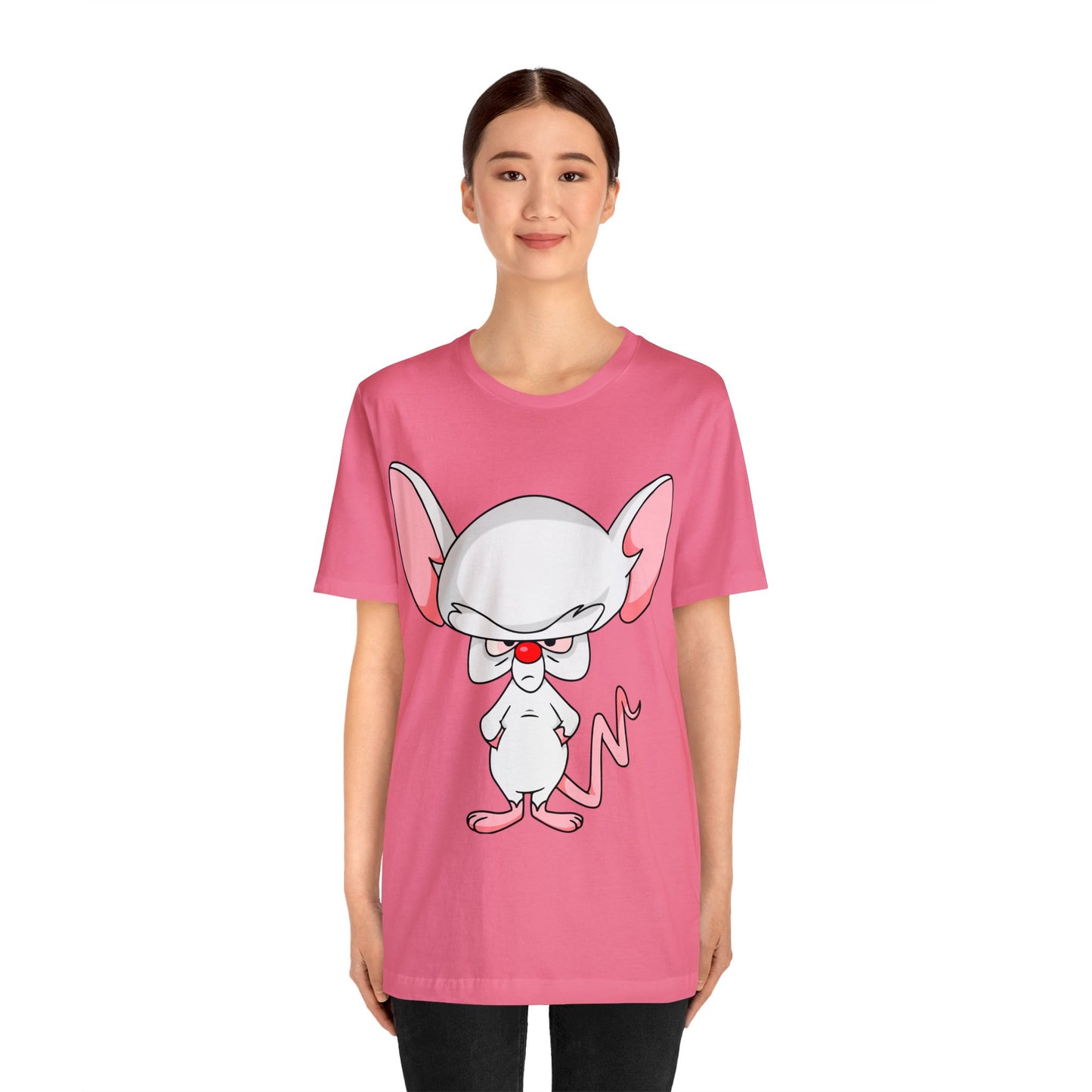 Pinky & The Brain Graphic Tee - Classic Nostalgic Vintage Cartoon Graphic Tshirt - Valentines Day Animated Series Companion Shirt