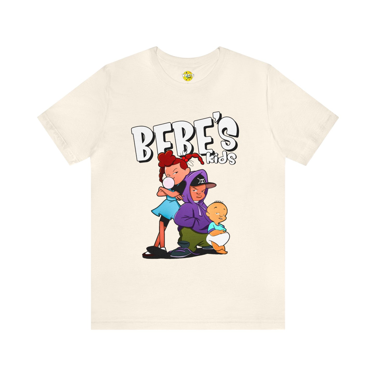 Bebe's Kids Retro Cartoon Short Sleeve T-Shirt - 90s Nostalgia Tee