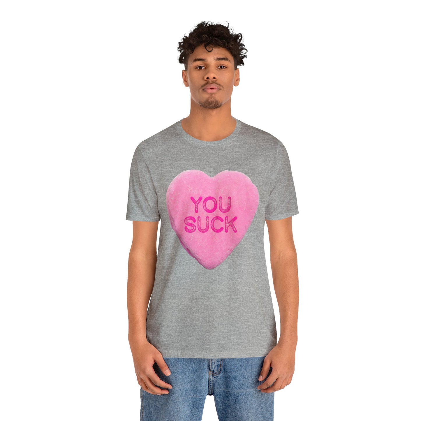 Funny Valentines Day Candy Shirt - Funny Candy Hearts Tshirt - Anti-Valentines Conversation Hearts TShirt - Anti-Valentines Day Candy Hearts