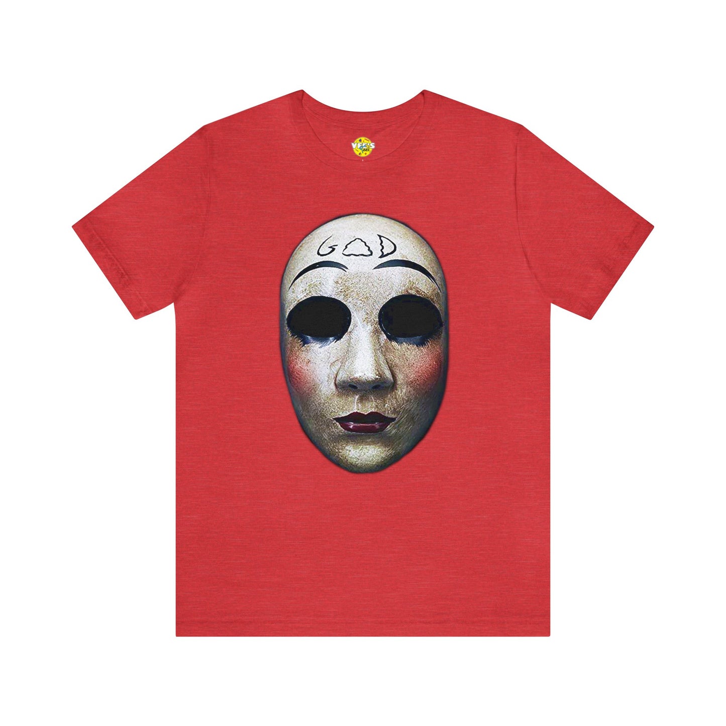 Halloween The Purge God Mask Short Sleeve T-Shirt - Iconic Horror Movie Tee, The Purge Mask Graphic Shirt