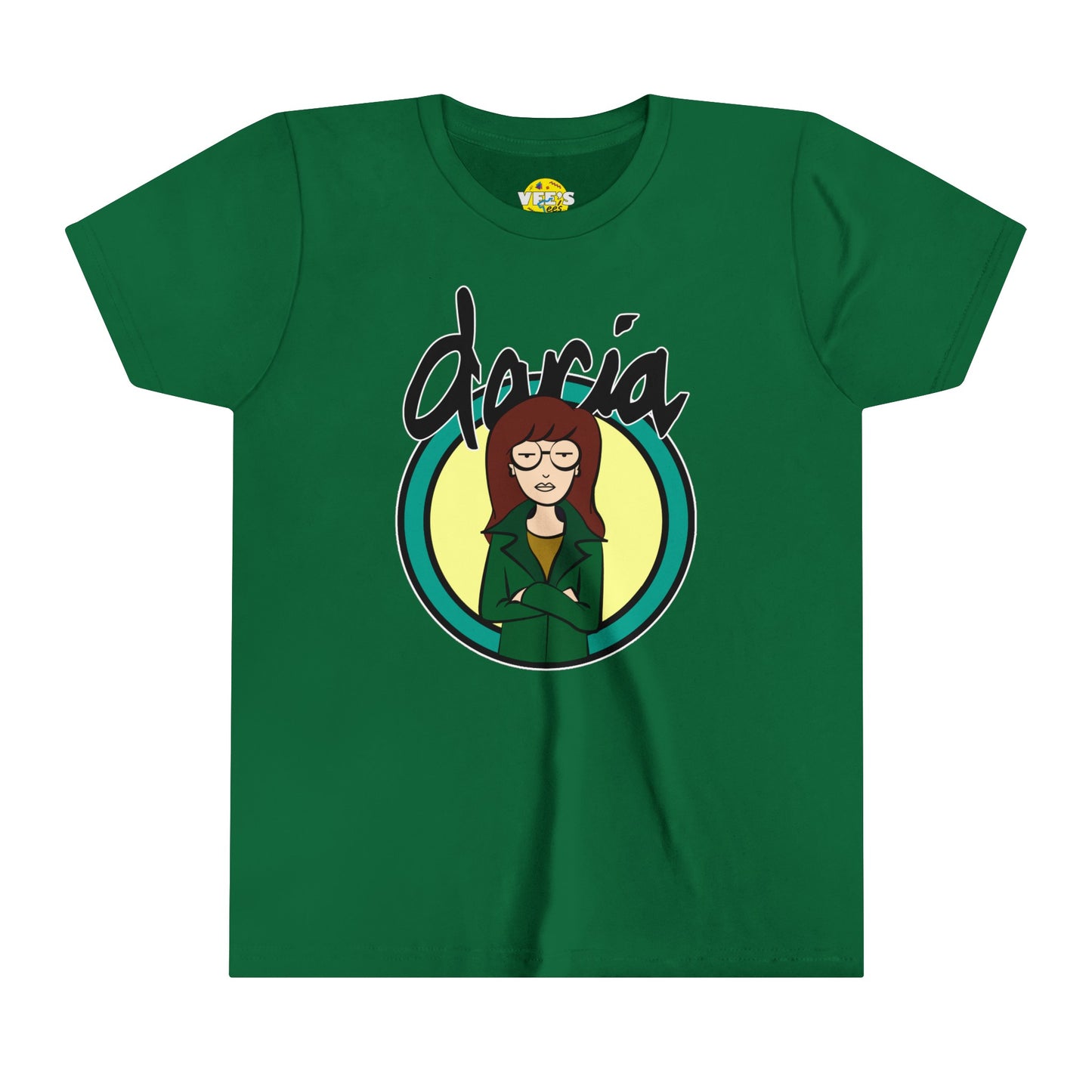 Daria Morgendorfer Kids' Graphic Tee, 90s Nostalgia Shirt, Bella Canvas 3001Y