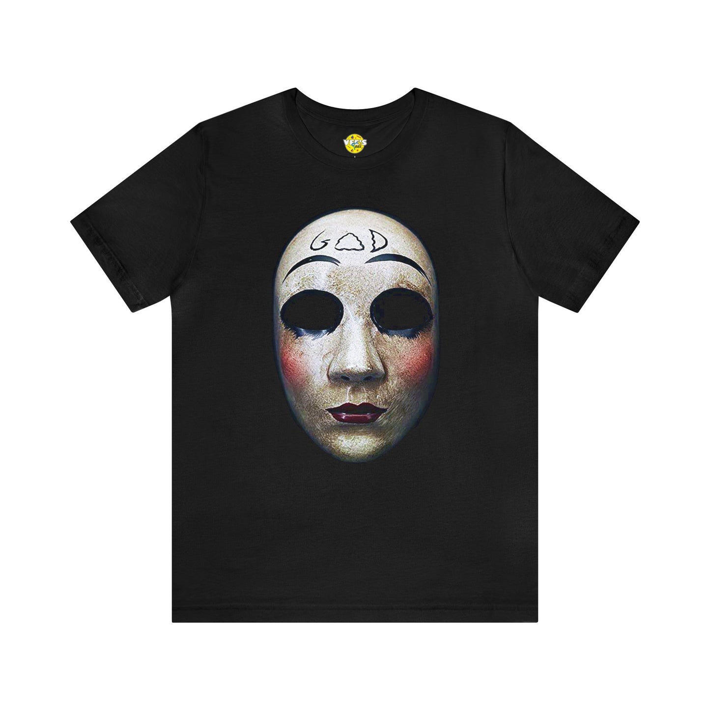 Halloween The Purge God Mask Short Sleeve T-Shirt - Iconic Horror Movie Tee, The Purge Mask Graphic Shirt