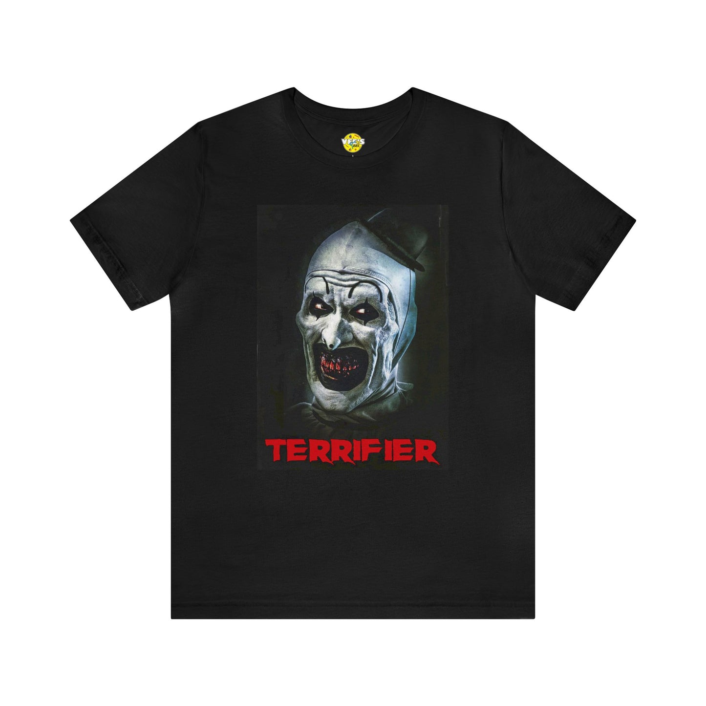 Halloween Terrifier Short Sleeve T-Shirt - Art the Clown Tee - Horror Movie Shirt