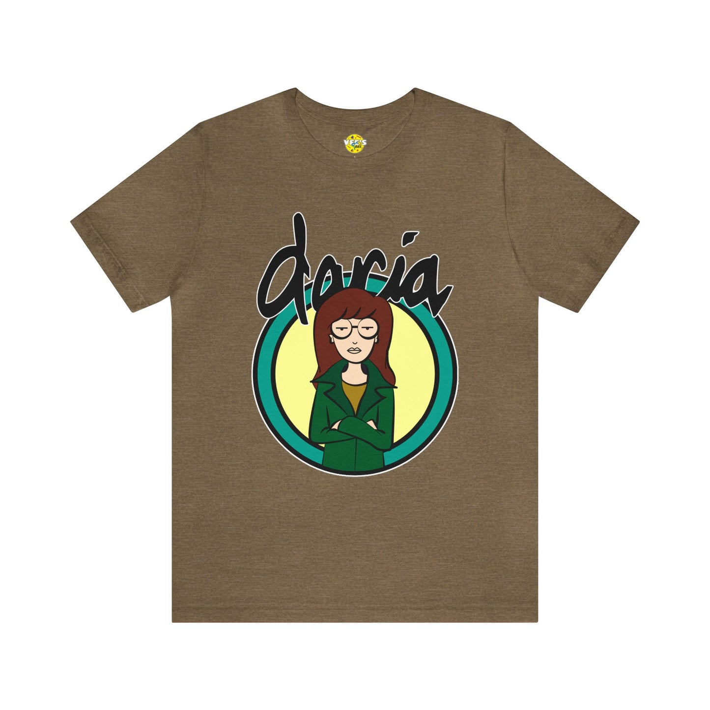 Daria Morgendorffer Short Sleeve T-Shirt - Vintage MTV Cartoon Shirt for Retro Fans