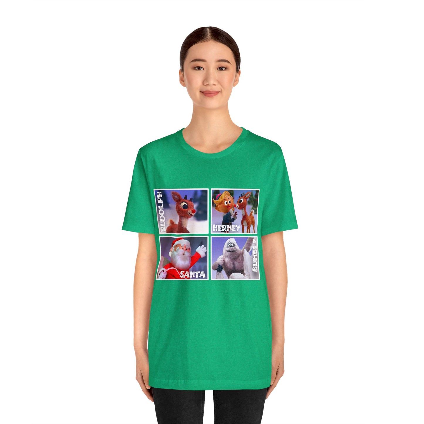 Rudolph the Red Nosed Reindeer Holiday Short Sleeve T-Shirt