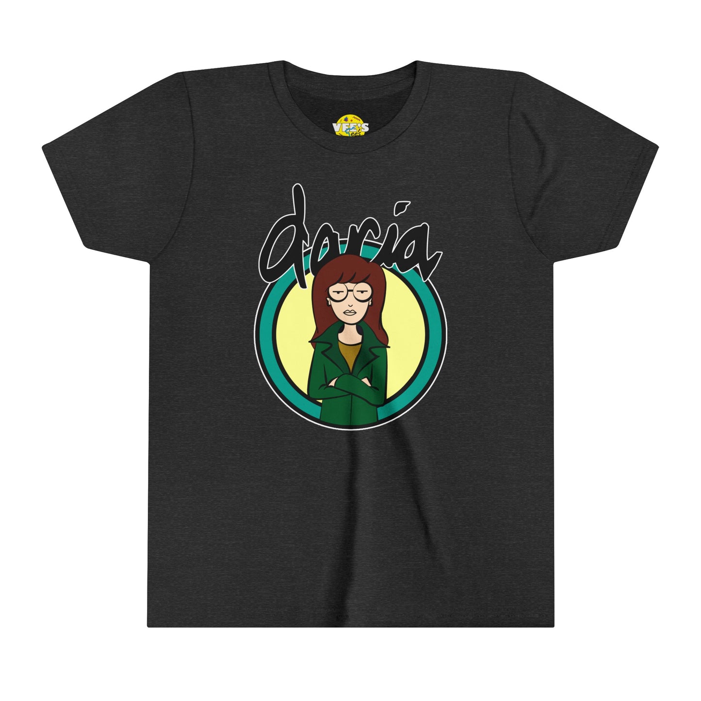 Daria Morgendorfer Kids' Graphic Tee, 90s Nostalgia Shirt, Bella Canvas 3001Y