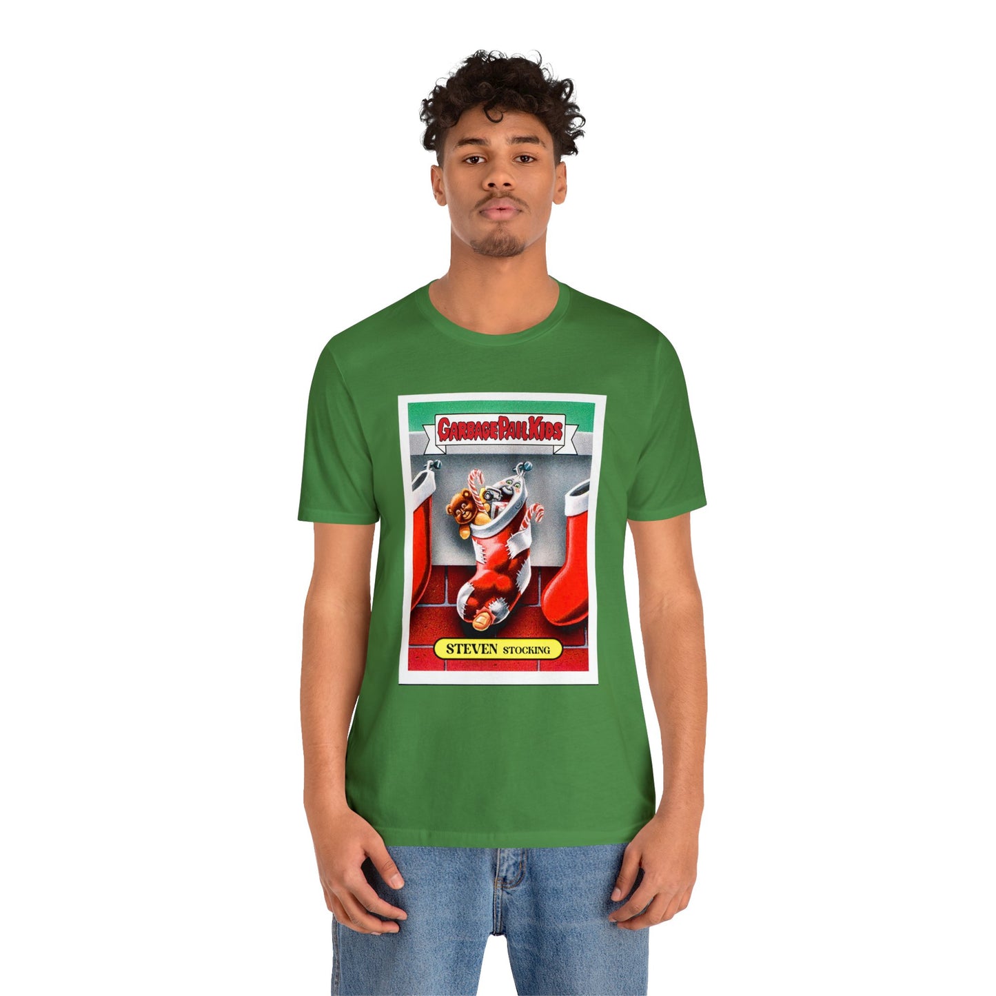 Garbage Pail Kids Tshirt - Christmas Garbage Pail Kids Tshirt - Holiday GPK tshirt - Stephen Stocking Garbage Pail Kids