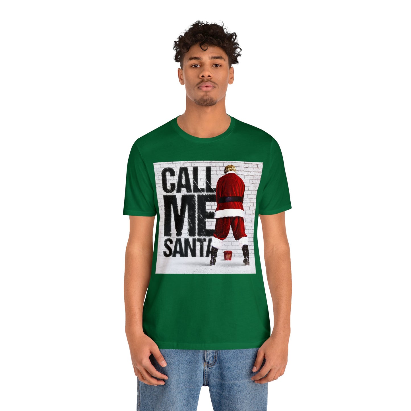 Funny Holiday Movie Tshirt - Bad Santa Tshirt - Santa Claus Movie Tshirt - Call Me Santa Shirt - Bad Santa Call Me Santa Tee