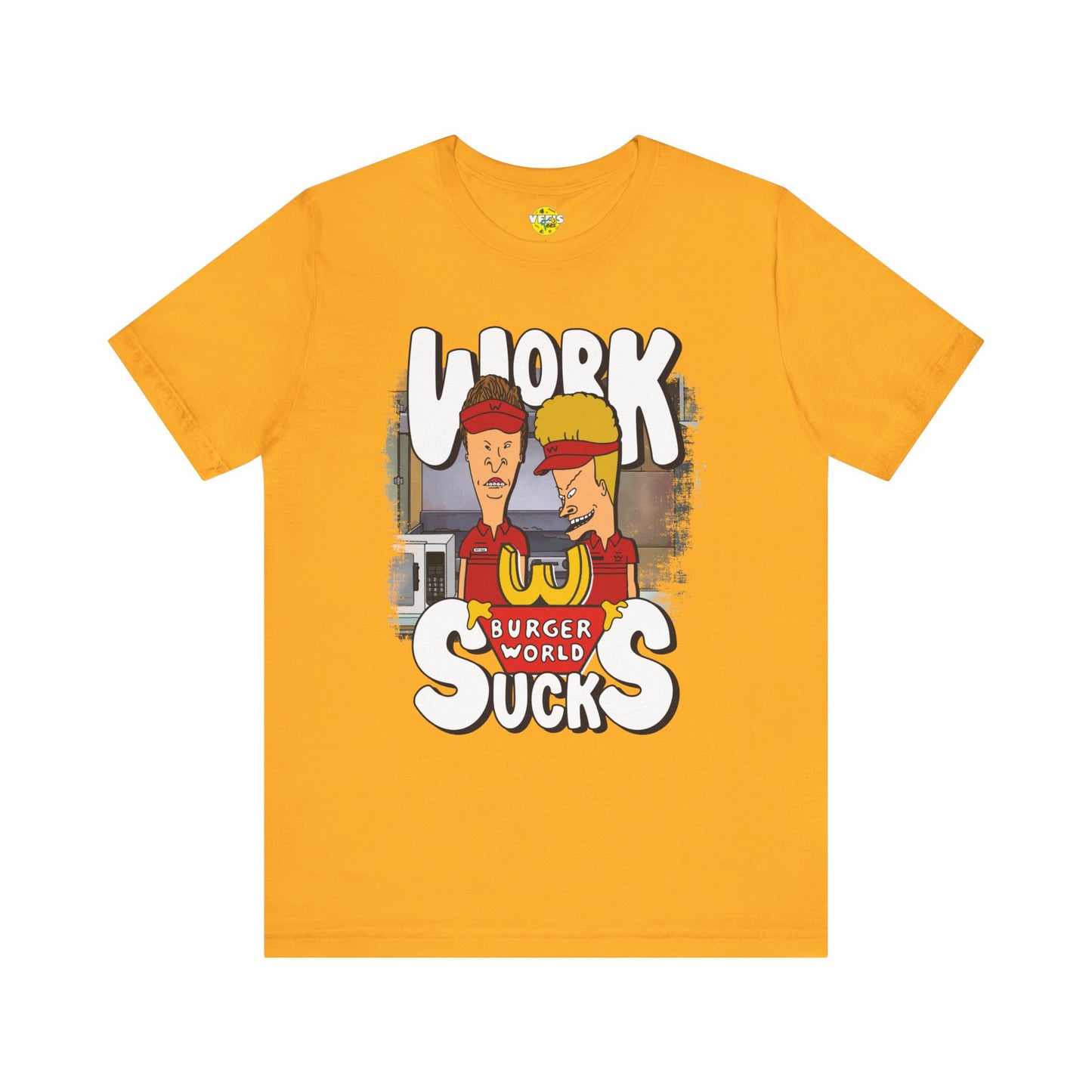 Beavis and Butt-Head Work Sucks T-Shirt - 90s Nostalgia