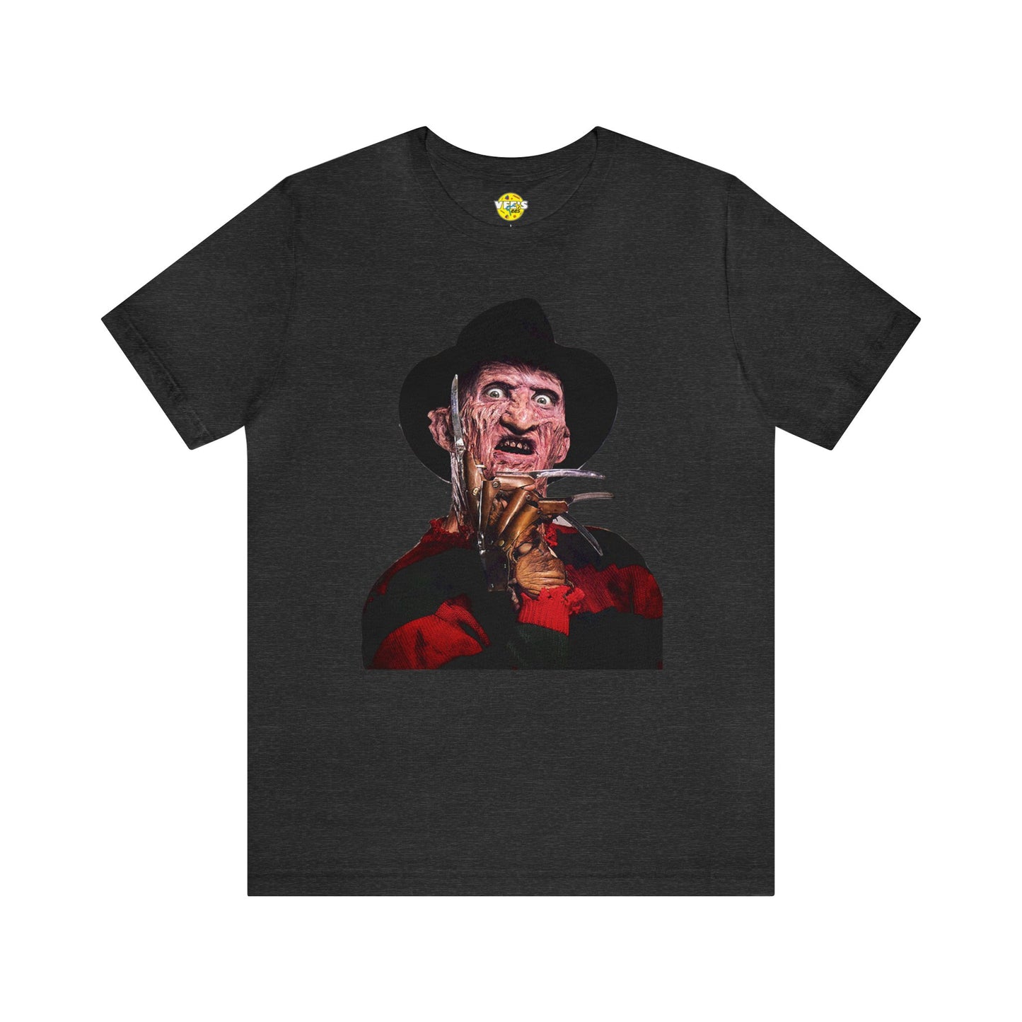 Halloween Freddy Krueger Short Sleeve T-Shirt - Horror Icon Tee, Nightmare on Elm Street Graphic Shirt