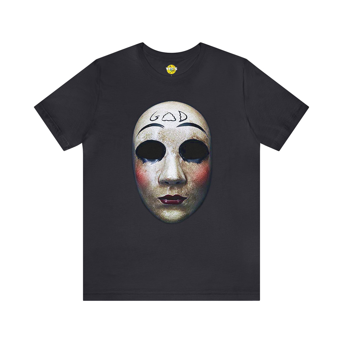 Halloween The Purge God Mask Short Sleeve T-Shirt - Iconic Horror Movie Tee, The Purge Mask Graphic Shirt