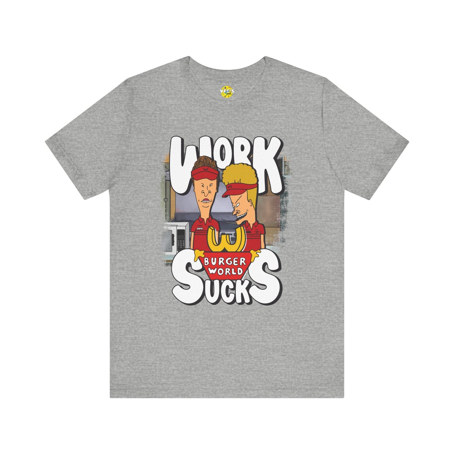 Beavis and Butt-Head Work Sucks T-Shirt - 90s Nostalgia