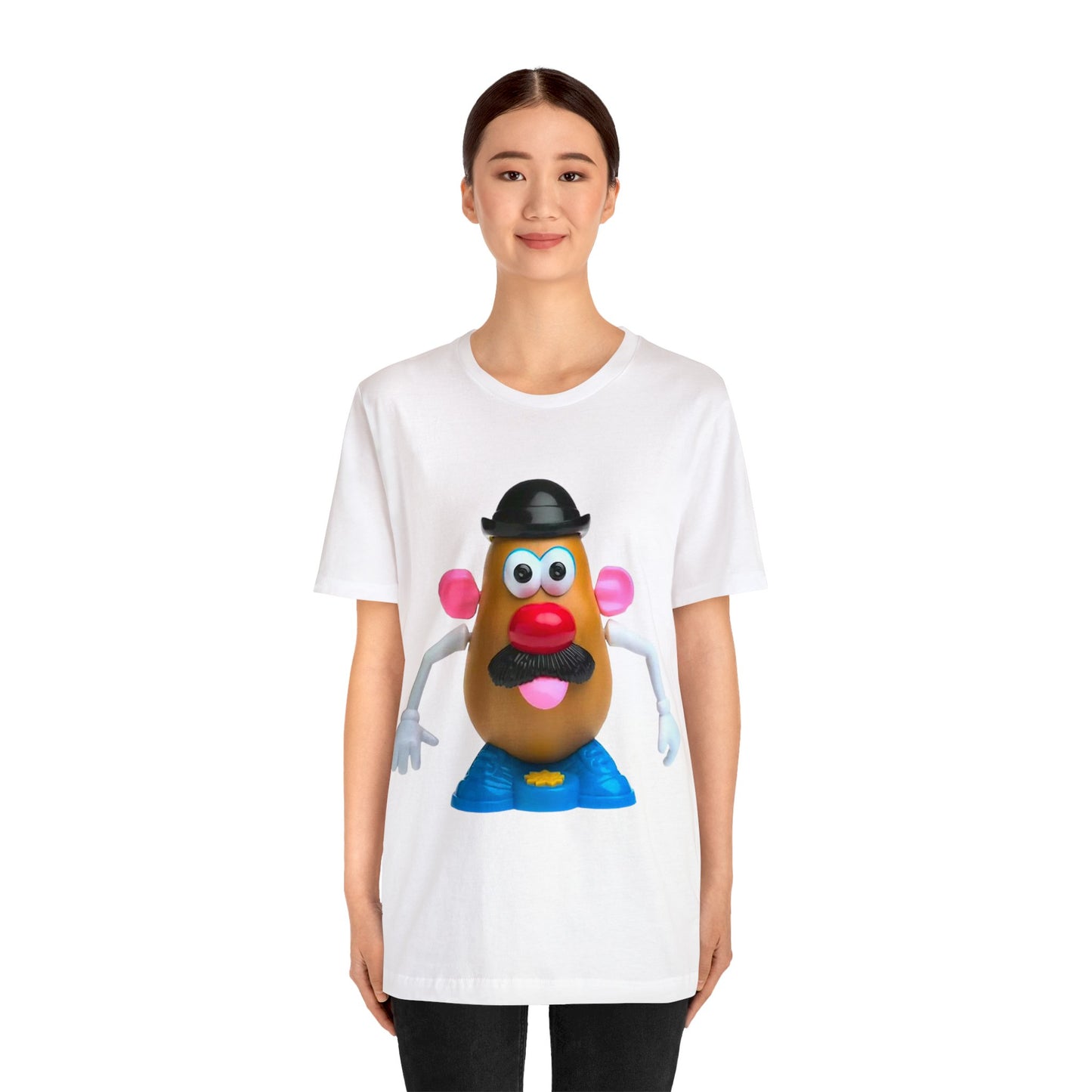 Classic Mr. Potato Head Retro Tee - Vintage Nostalgic Retro Iconic Childhood Character Shirt - Valentines Day Couple Toy Enthusiast Tshirt