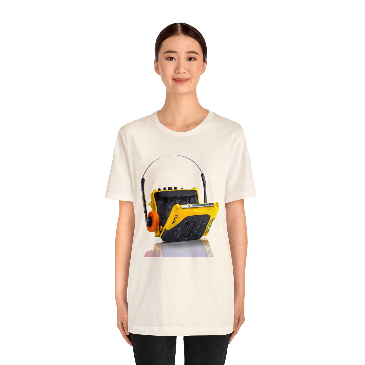 Retro Sony Walkman Cassette Player Short Sleeve T-Shirt - Vintage Music Tee