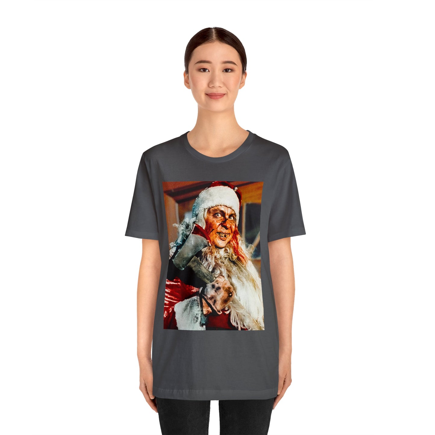 Santa Claus Tales from the Crypt Short Sleeve T-Shirt - Retro Christmas Tee