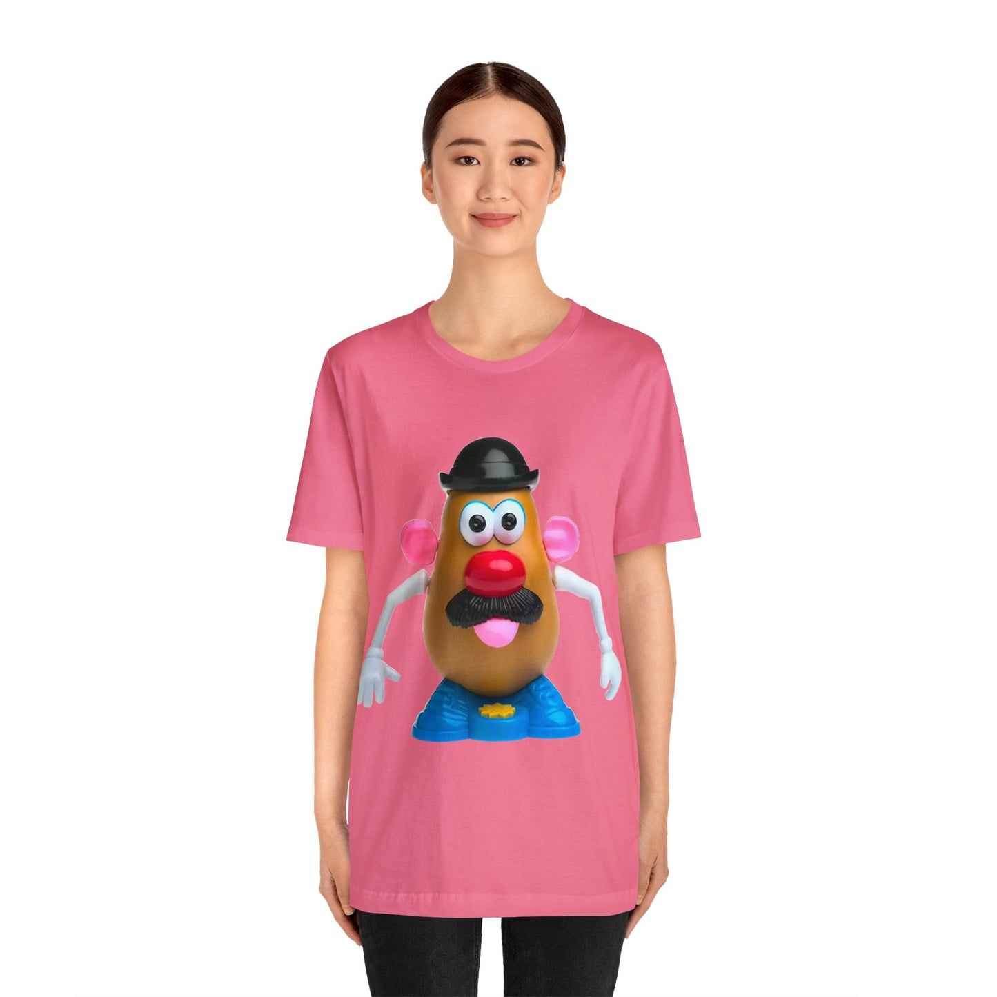 Classic Mr. Potato Head Retro Tee - Vintage Nostalgic Retro Iconic Childhood Character Shirt - Valentines Day Couple Toy Enthusiast Tshirt