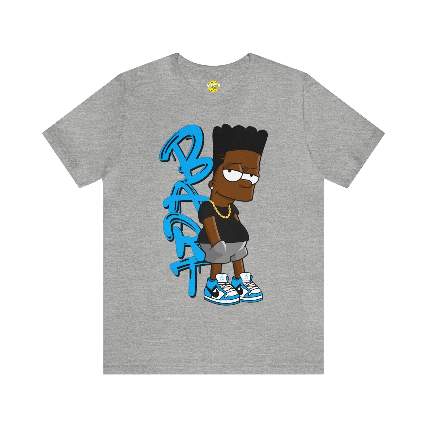 Black Bart Simpson TShirt - Blue, Urban Streetwear, Vintage Cartoon Shirt, Hip Hop Inspired Tee