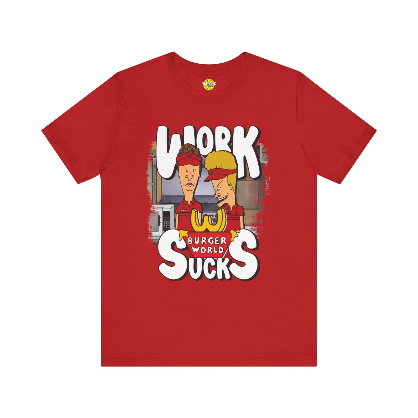 Beavis and Butt-Head Work Sucks T-Shirt - 90s Nostalgia