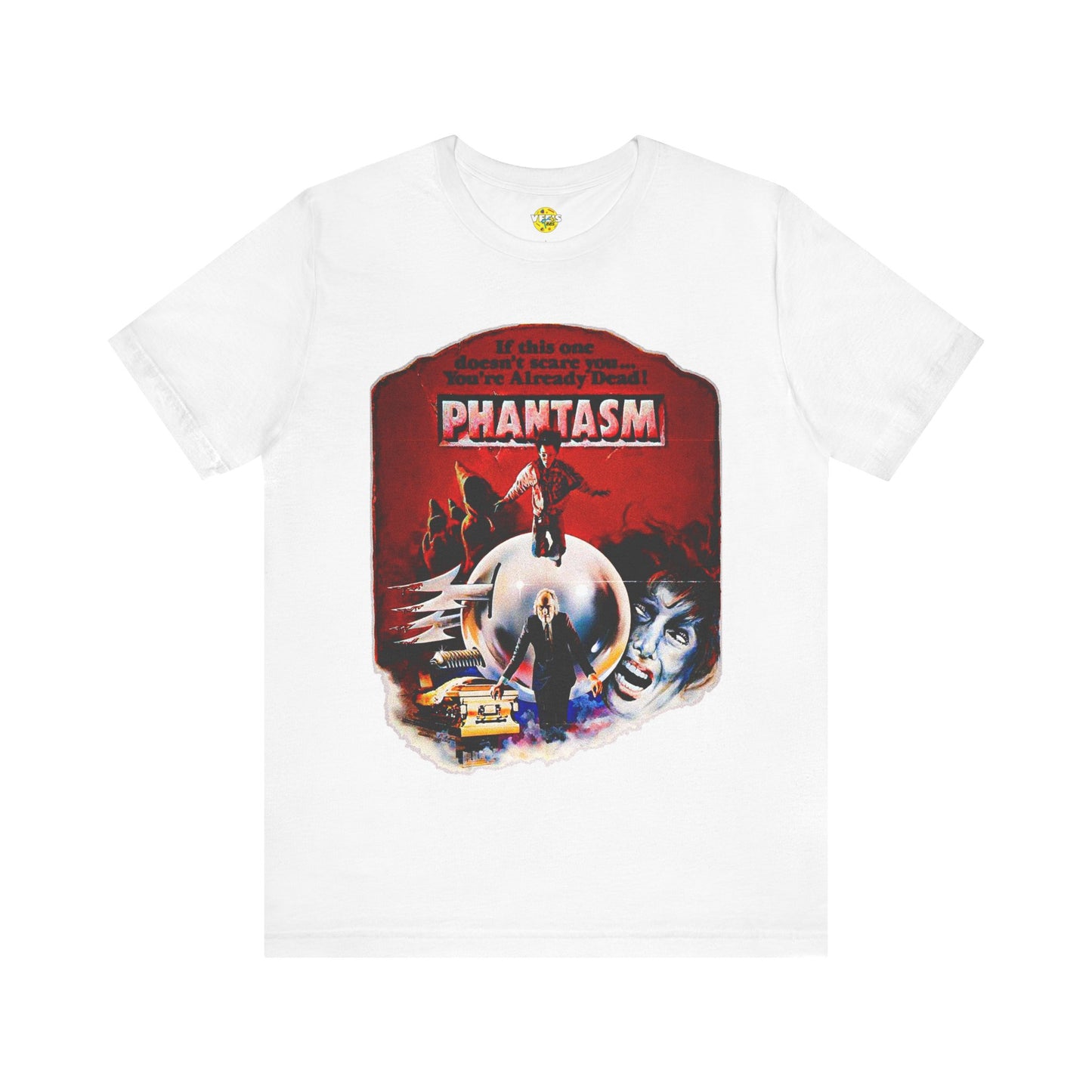 Halloween Phantasm Classic Horror Movie Poster Short Sleeve Unisex Tee | Cult Horror Film Tee