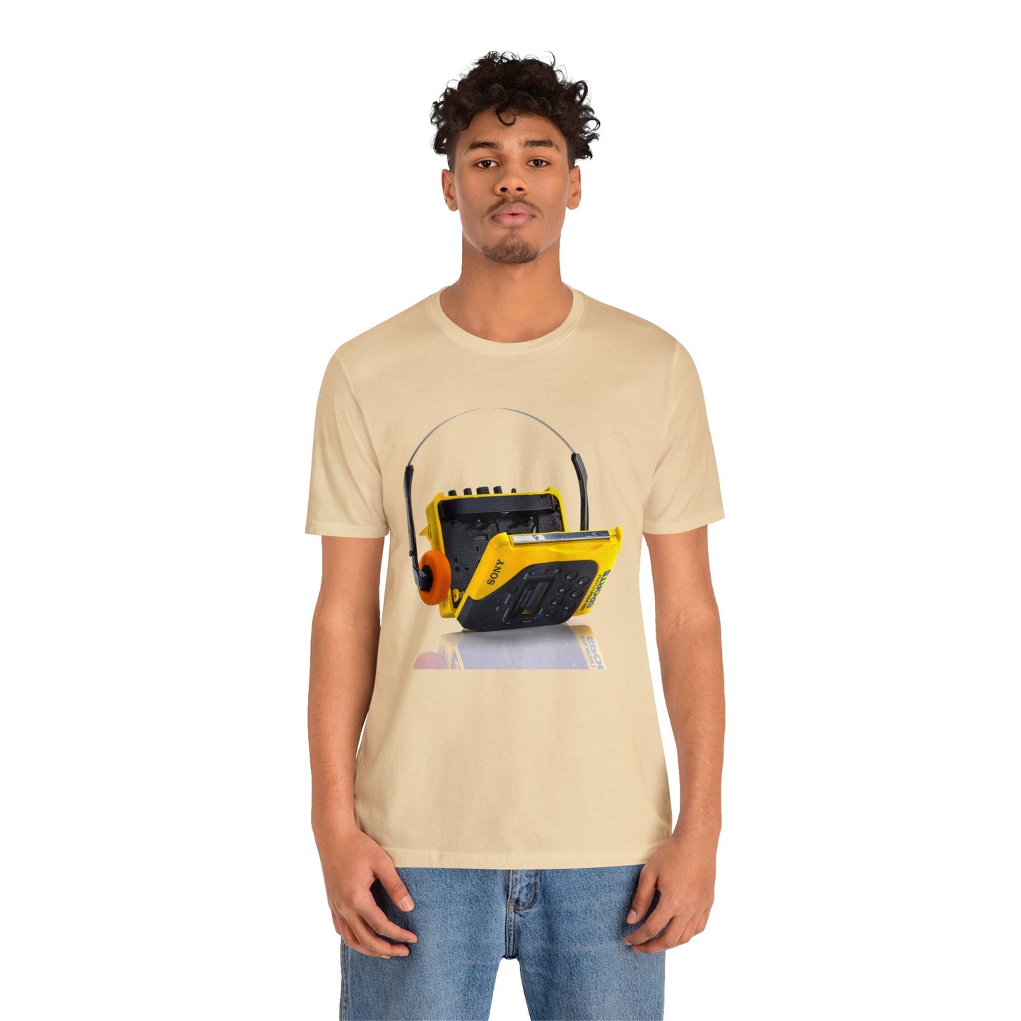 Retro Sony Walkman Cassette Player Short Sleeve T-Shirt - Vintage Music Tee