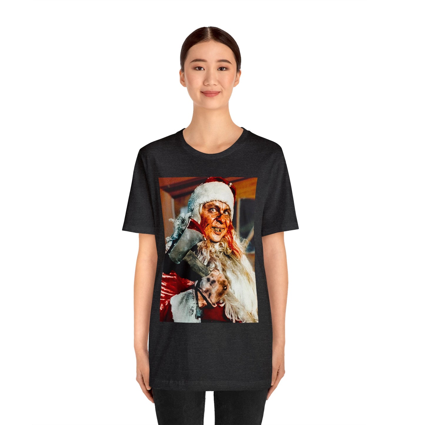 Santa Claus Tales from the Crypt Short Sleeve T-Shirt - Retro Christmas Tee