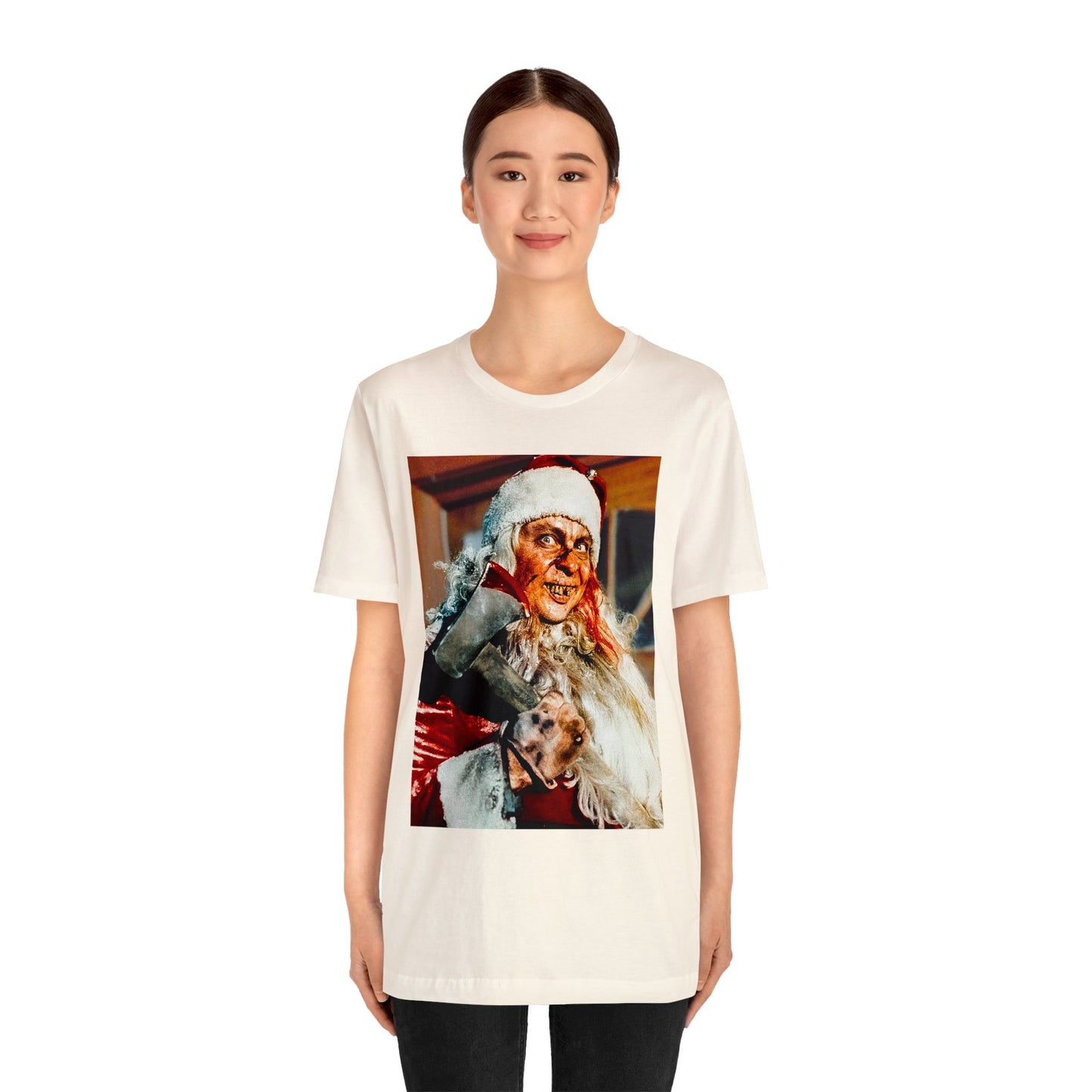 Santa Claus Tales from the Crypt Short Sleeve T-Shirt - Retro Christmas Tee