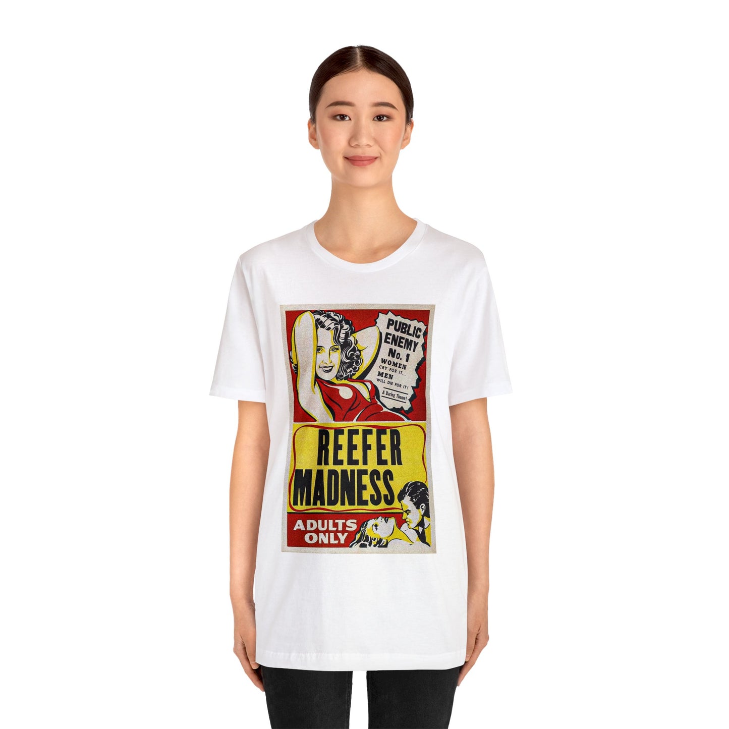 Reefer Madness Movie Poster Short Sleeve T-Shirt - Vintage Stoner Cult Classic Tee