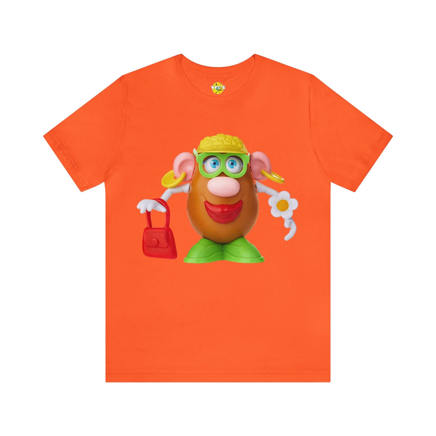 Classic Mrs. Potato Head Retro Tee - Vintage Nostalgic Retro Iconic Childhood Character Shirt - Valentines Day Couple Toy Enthusiast Tshirt